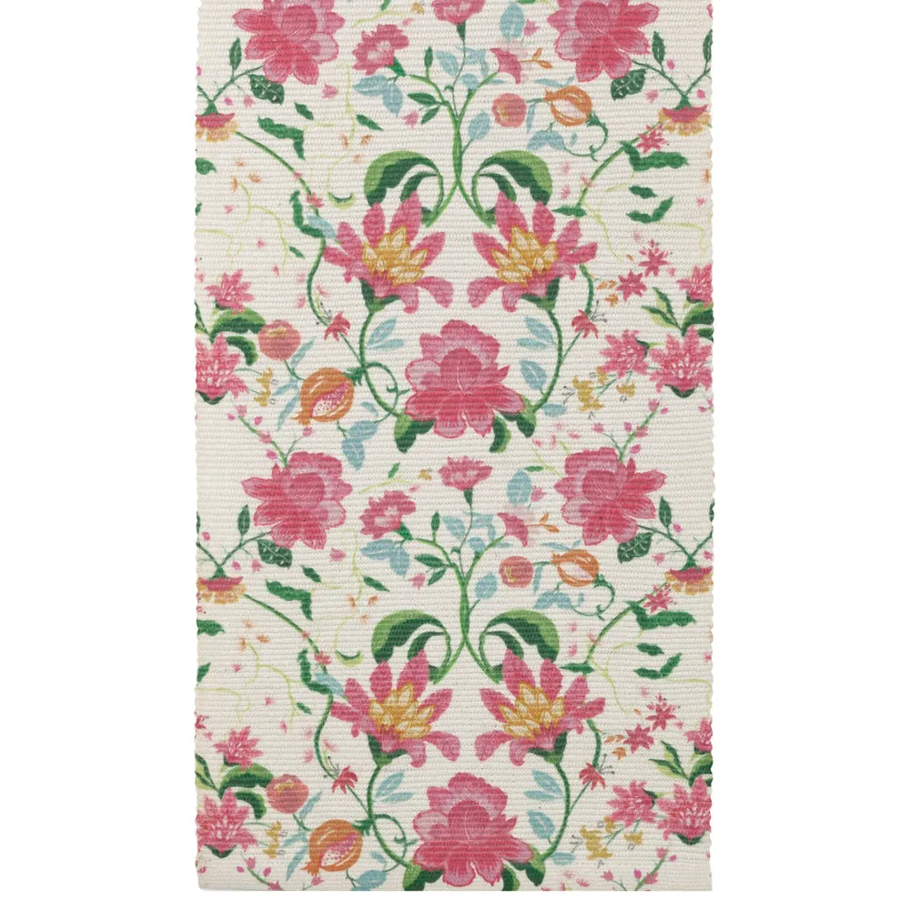 Claudia Indoor/Outdoor Table Runner Candy Red