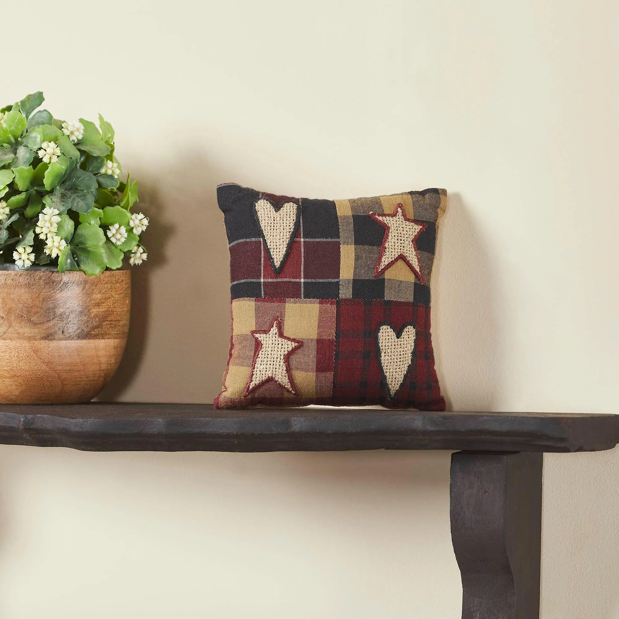 Connell Patchwork Pillow 6x6 VHC Brands