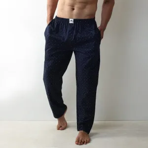 Cotton Pajama Pants - Dark Blue