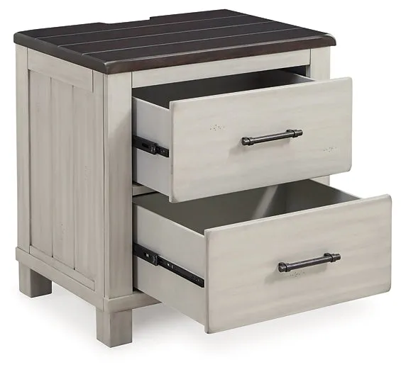Darborn Queen Panel Bed with Mirrored Dresser, Chest and 2 Nightstands