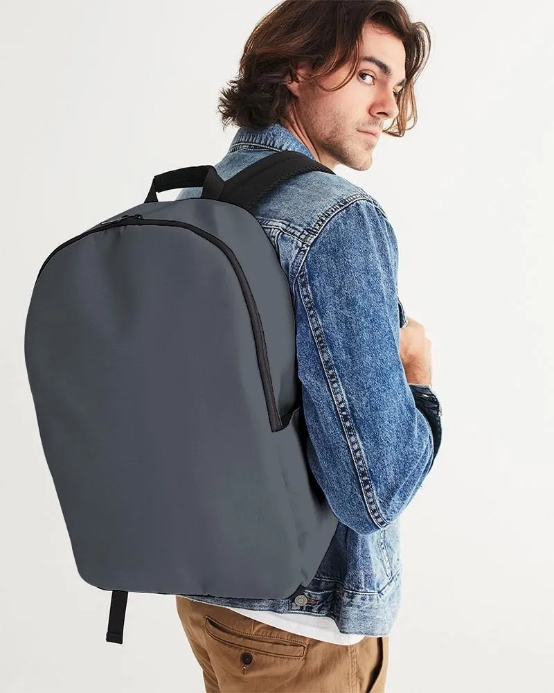Dark Cyan Gray Waterproof Backpack | Dark Pale Cyan Gray | C10M0Y0K80