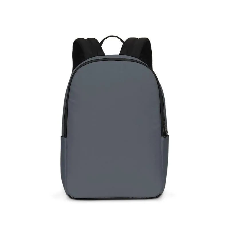 Dark Cyan Gray Waterproof Backpack | Dark Pale Cyan Gray | C10M0Y0K80