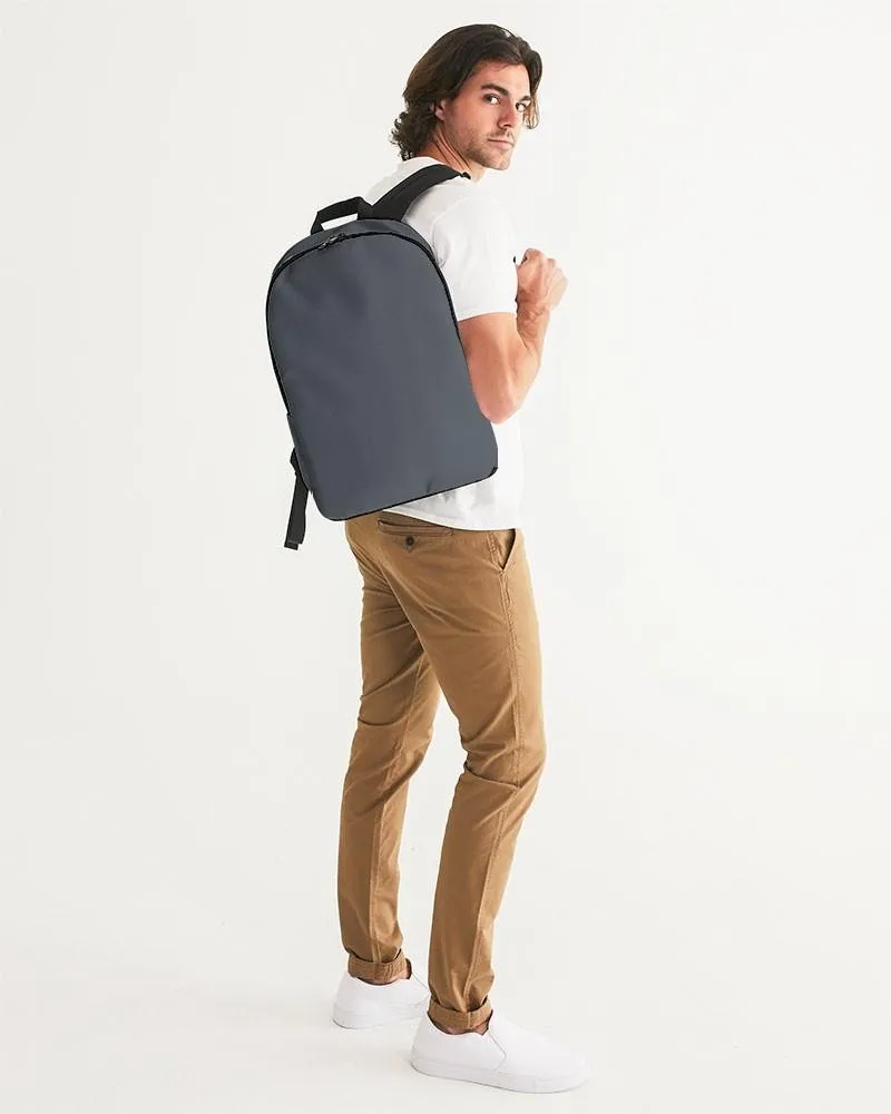 Dark Cyan Gray Waterproof Backpack | Dark Pale Cyan Gray | C10M0Y0K80