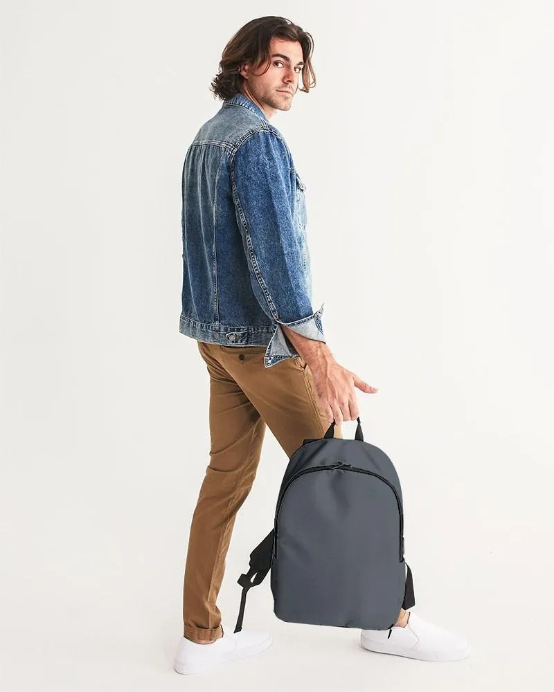 Dark Cyan Gray Waterproof Backpack | Dark Pale Cyan Gray | C10M0Y0K80