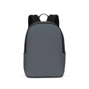 Dark Cyan Gray Waterproof Backpack | Dark Pale Cyan Gray | C10M0Y0K80