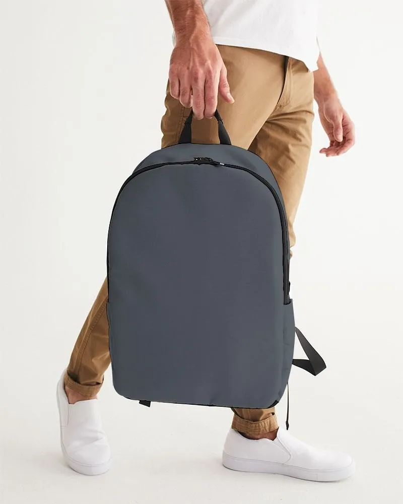 Dark Cyan Gray Waterproof Backpack | Dark Pale Cyan Gray | C10M0Y0K80