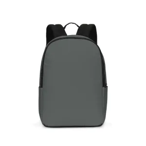 Dark Green Gray Waterproof Backpack | Dark Pale Green Gray | C10M0Y10K80