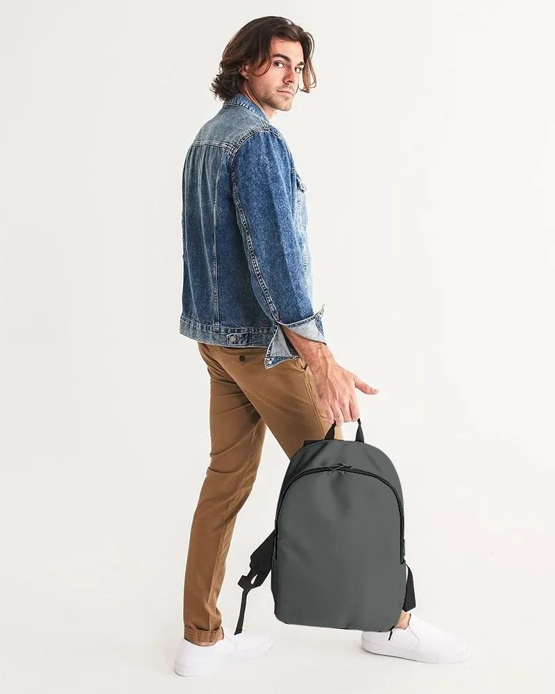 Dark Green Gray Waterproof Backpack | Dark Pale Green Gray | C10M0Y10K80