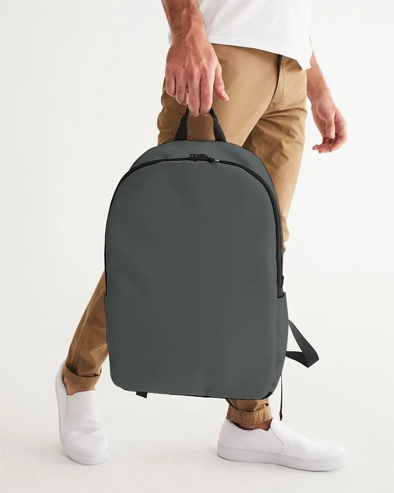 Dark Green Gray Waterproof Backpack | Dark Pale Green Gray | C10M0Y10K80