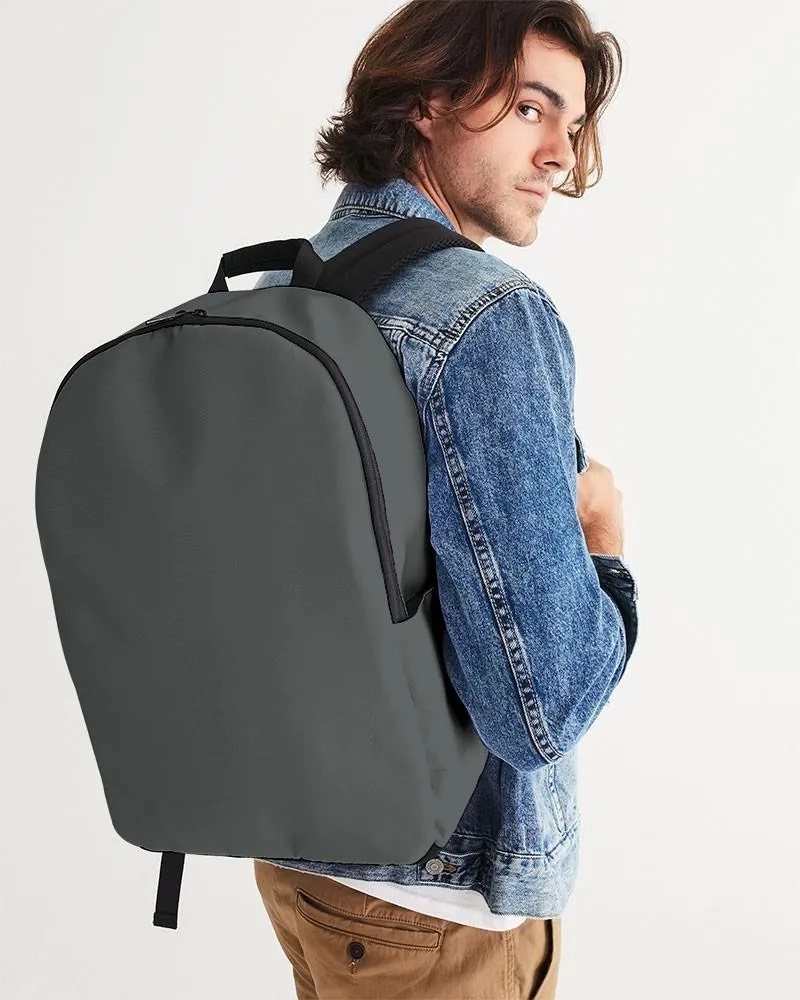 Dark Green Gray Waterproof Backpack | Dark Pale Green Gray | C10M0Y10K80