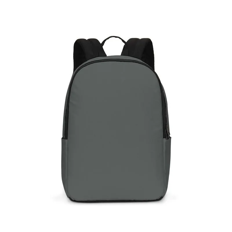 Dark Green Gray Waterproof Backpack | Dark Pale Green Gray | C10M0Y10K80