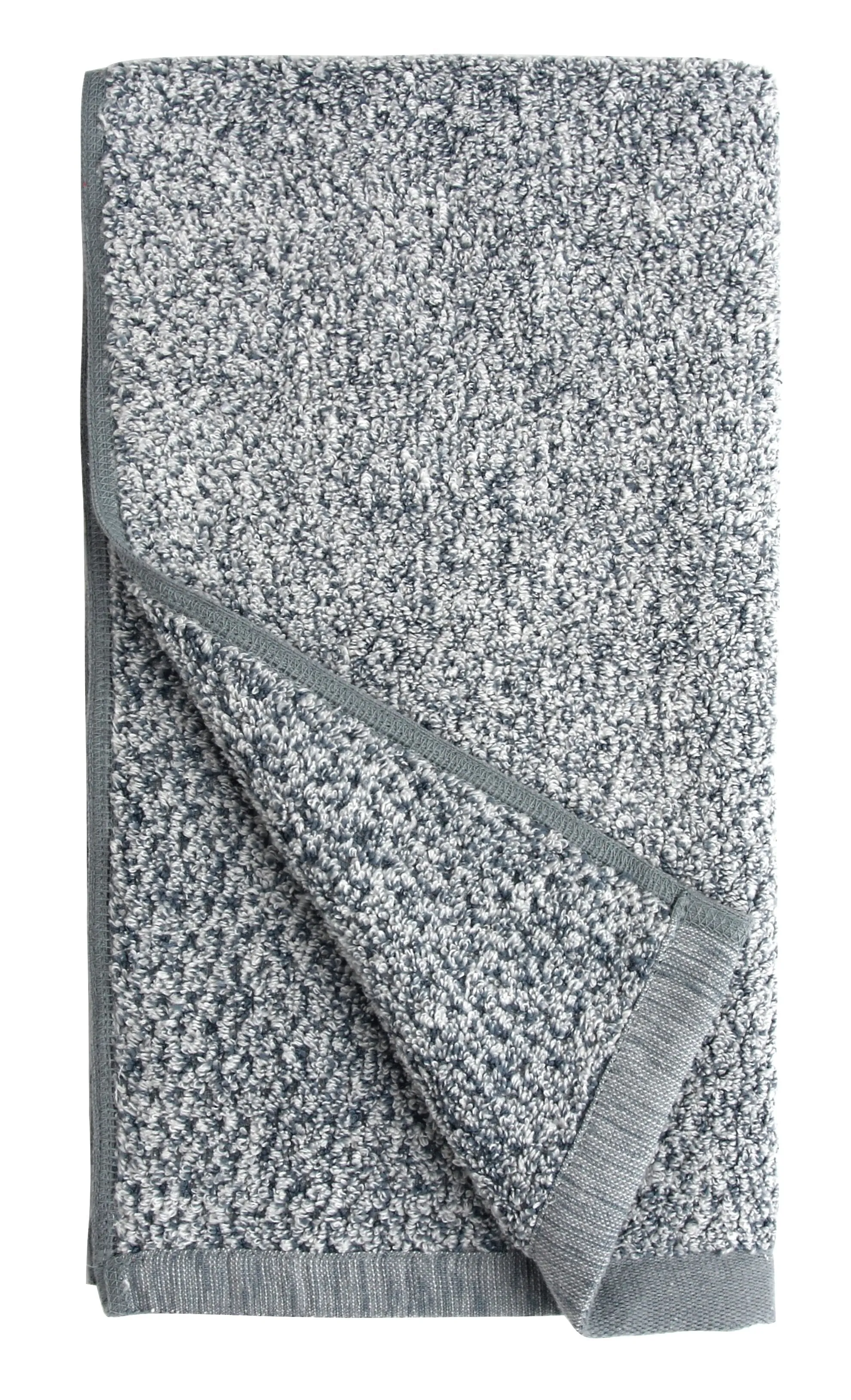 Diamond Jacquard Hand Towels - 4 Pack, Dusk (Grey Blue)