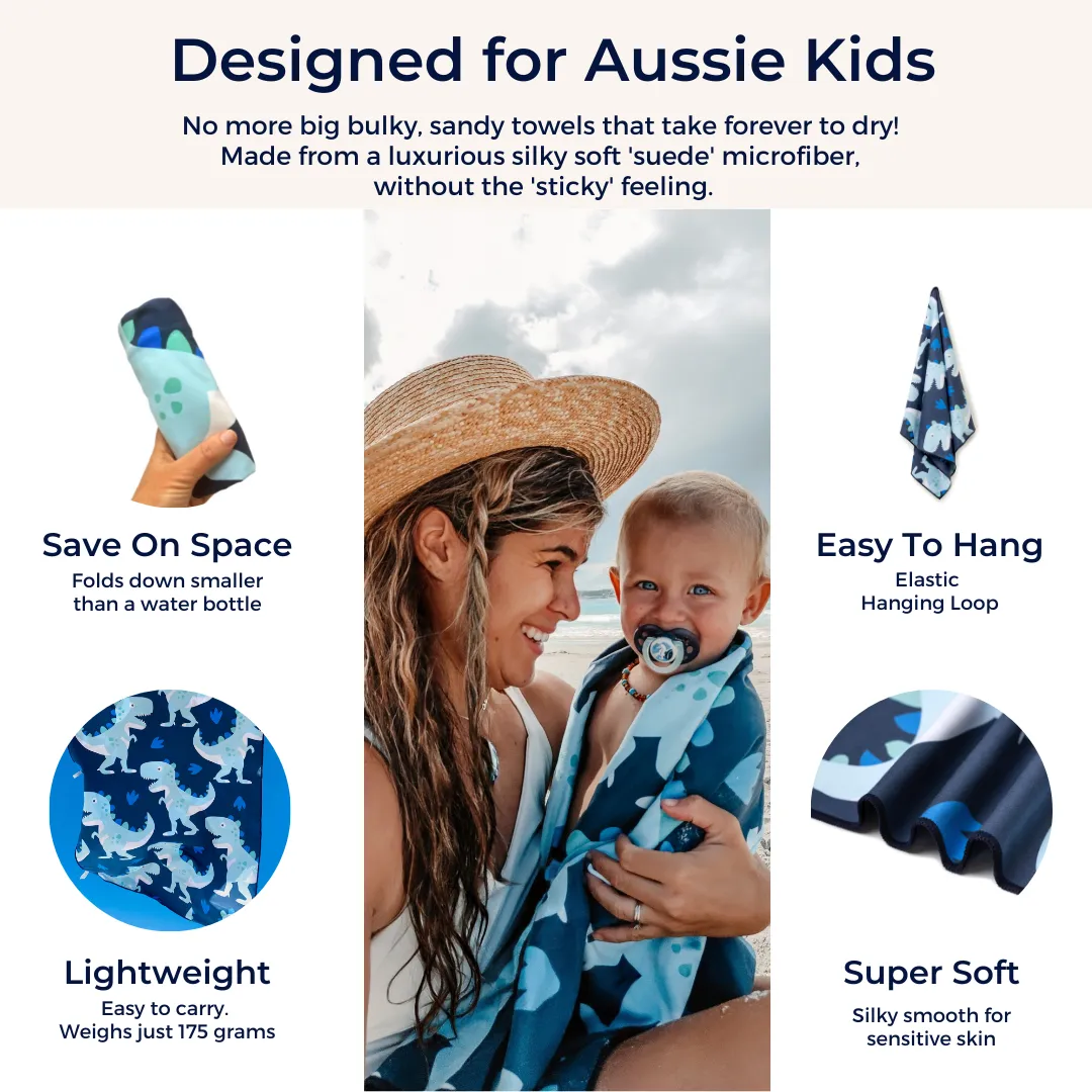 Dino Kids Beach Towel