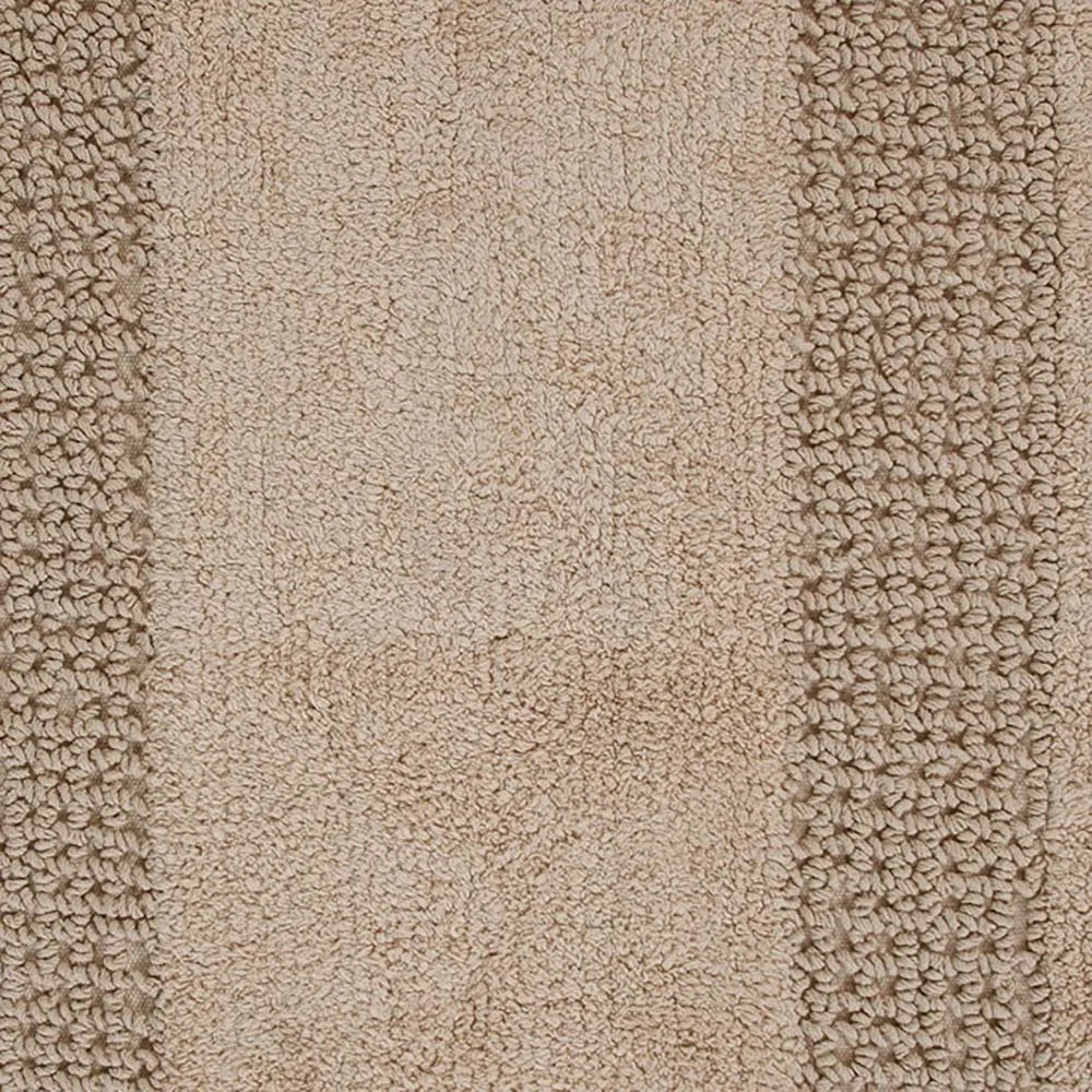 Extremely Absorbent Cotton Bath Rug 24" x 40" Natural by Perthshire Platinum Collection