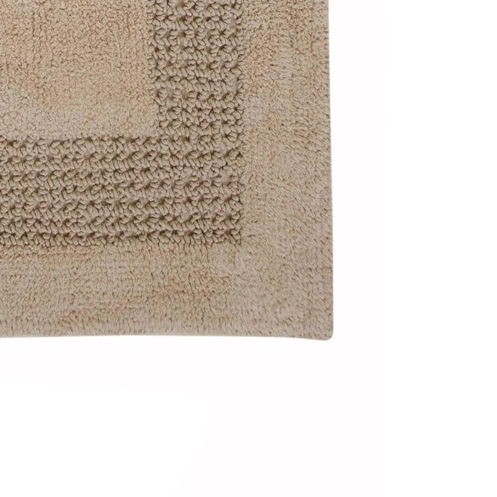 Extremely Absorbent Cotton Bath Rug 24" x 40" Natural by Perthshire Platinum Collection