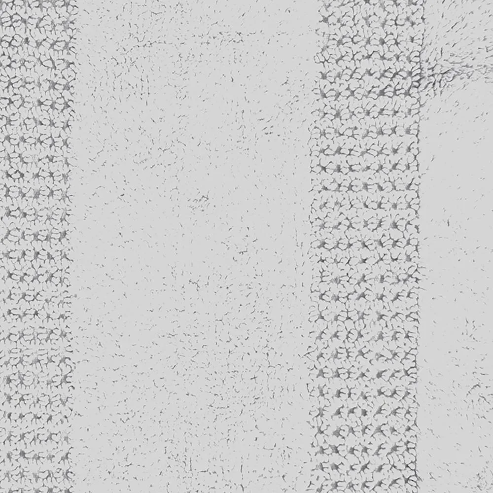 Extremely Absorbent Cotton Bath Rug 24" x 40" White by Perthshire Platinum Collection