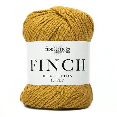 Fiddlesticks Finch 100% Cotton - 10ply/worsted 71gm