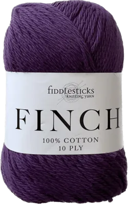 Fiddlesticks Finch 100% Cotton - 10ply/worsted 71gm