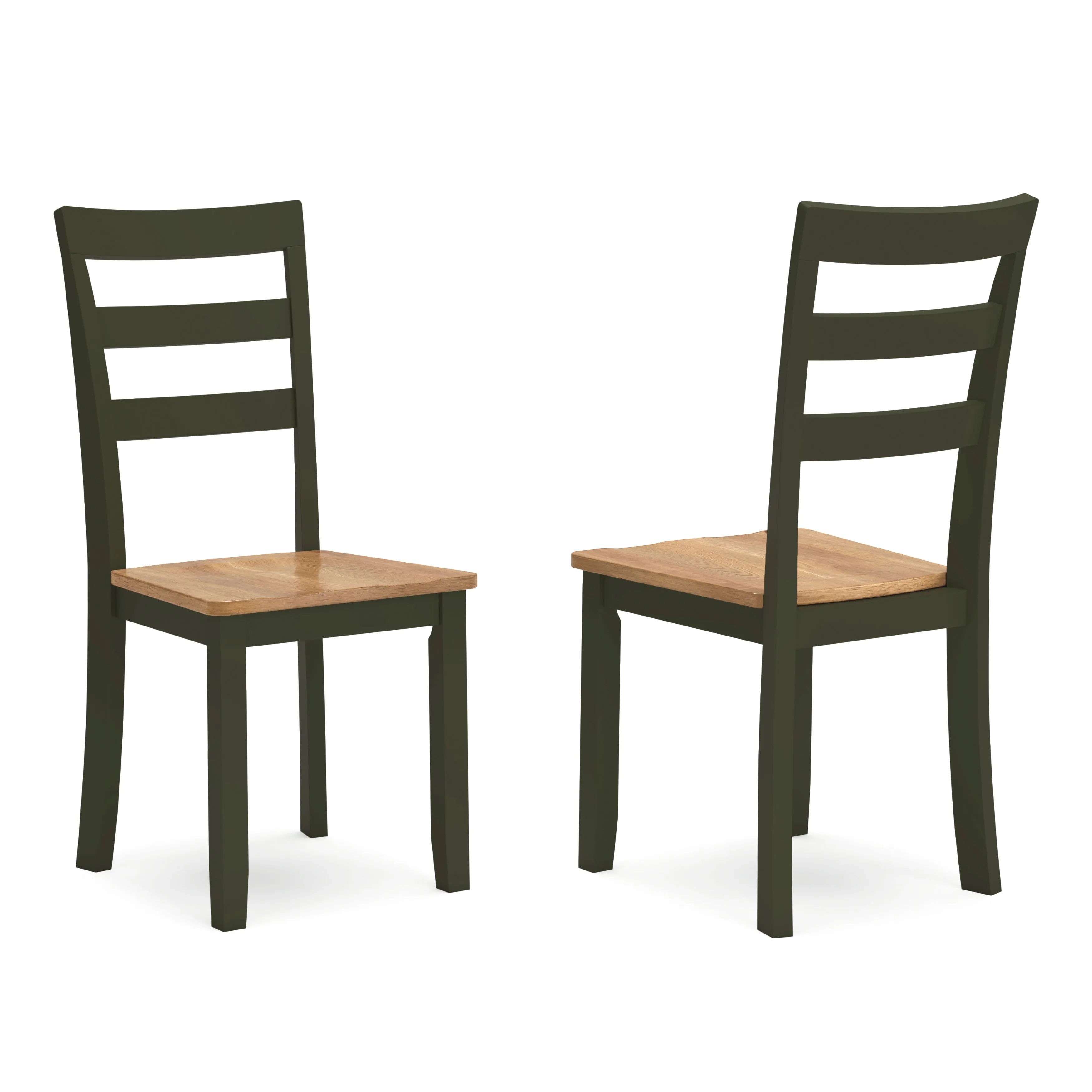 Gesthaven Dining Table and 2 Chairs in Natural/Green