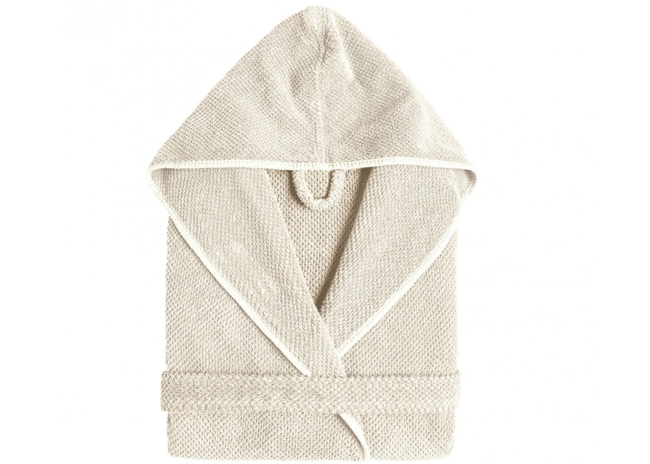 Graccioza "Bee Waffle" Kimono Bathrobe in Natural