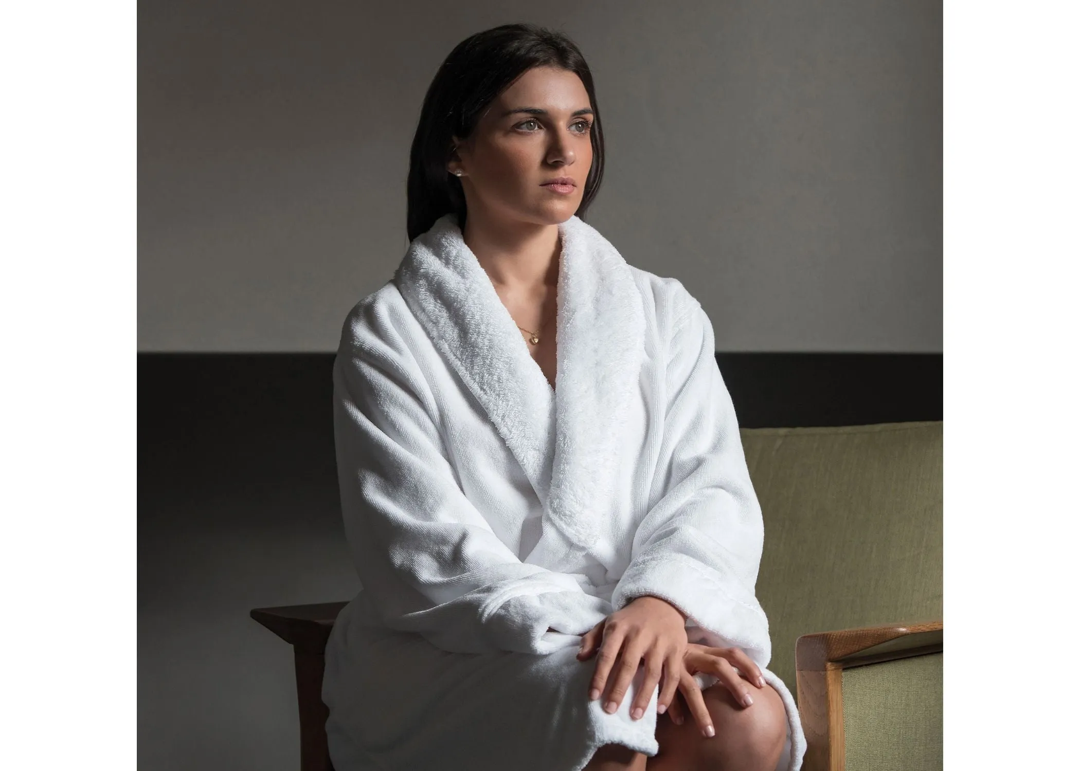 Graccioza "Egoist" Bathrobe in Natural