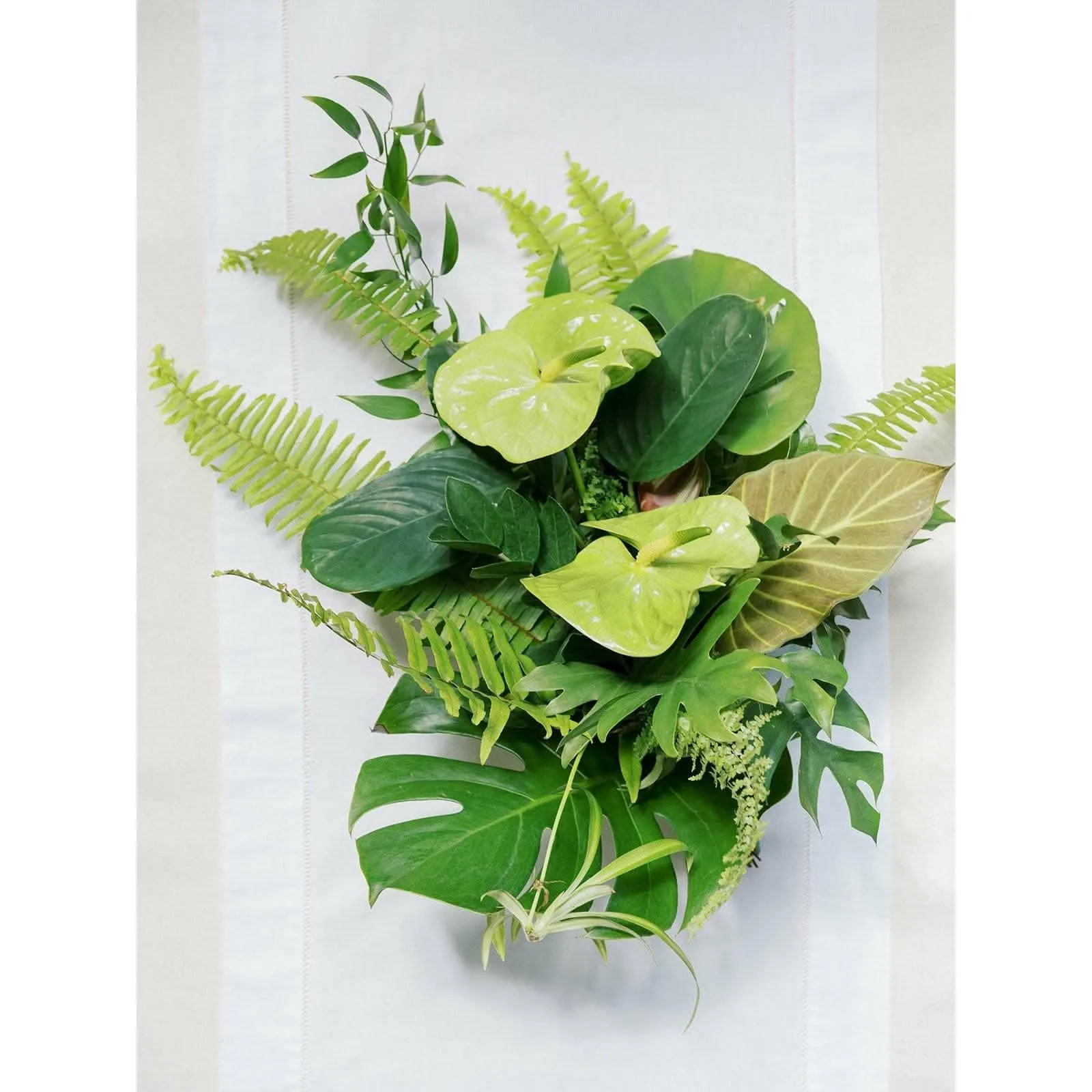 Green Monochrome A la Carte Bridal Bouquet