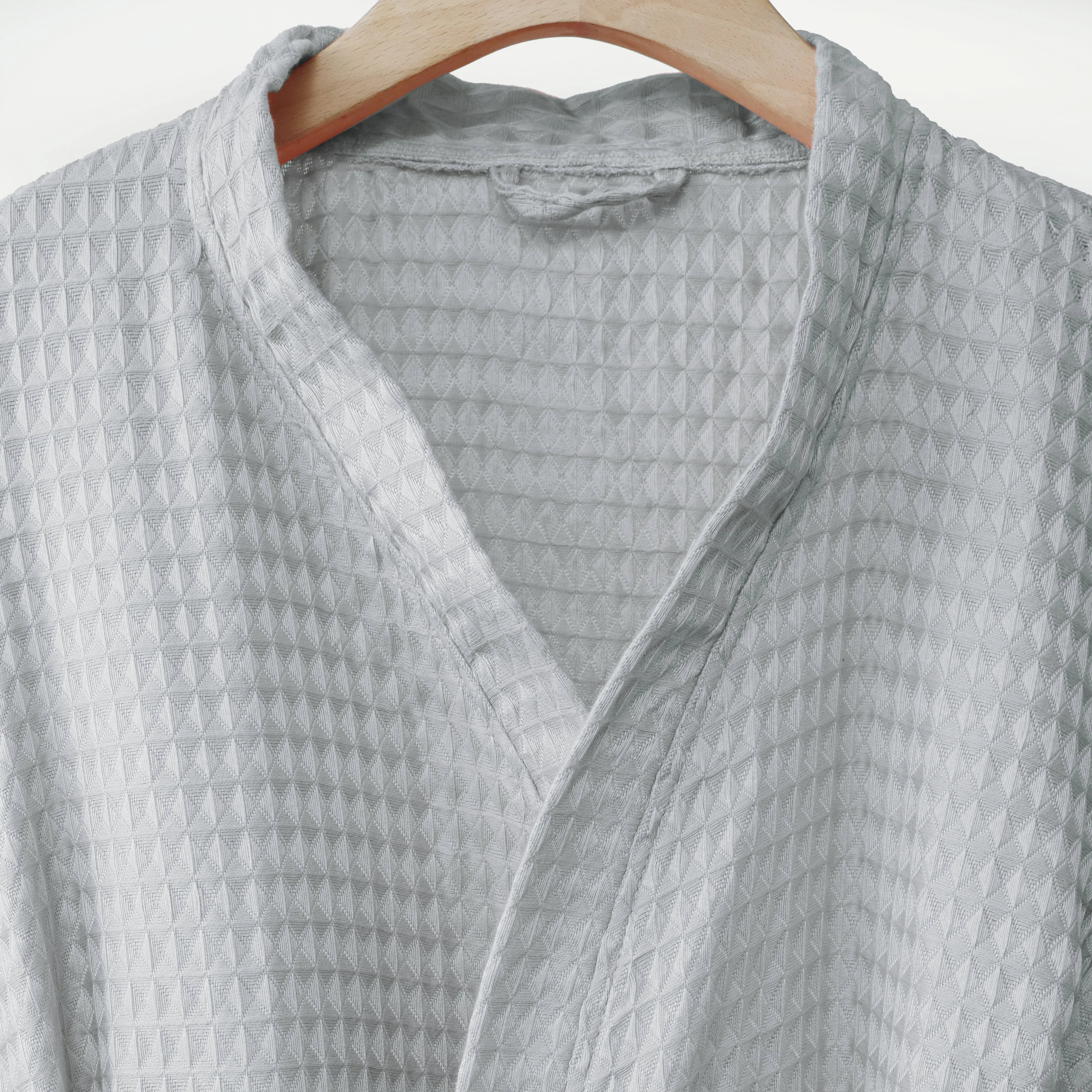 Grey Waffle Bathrobe