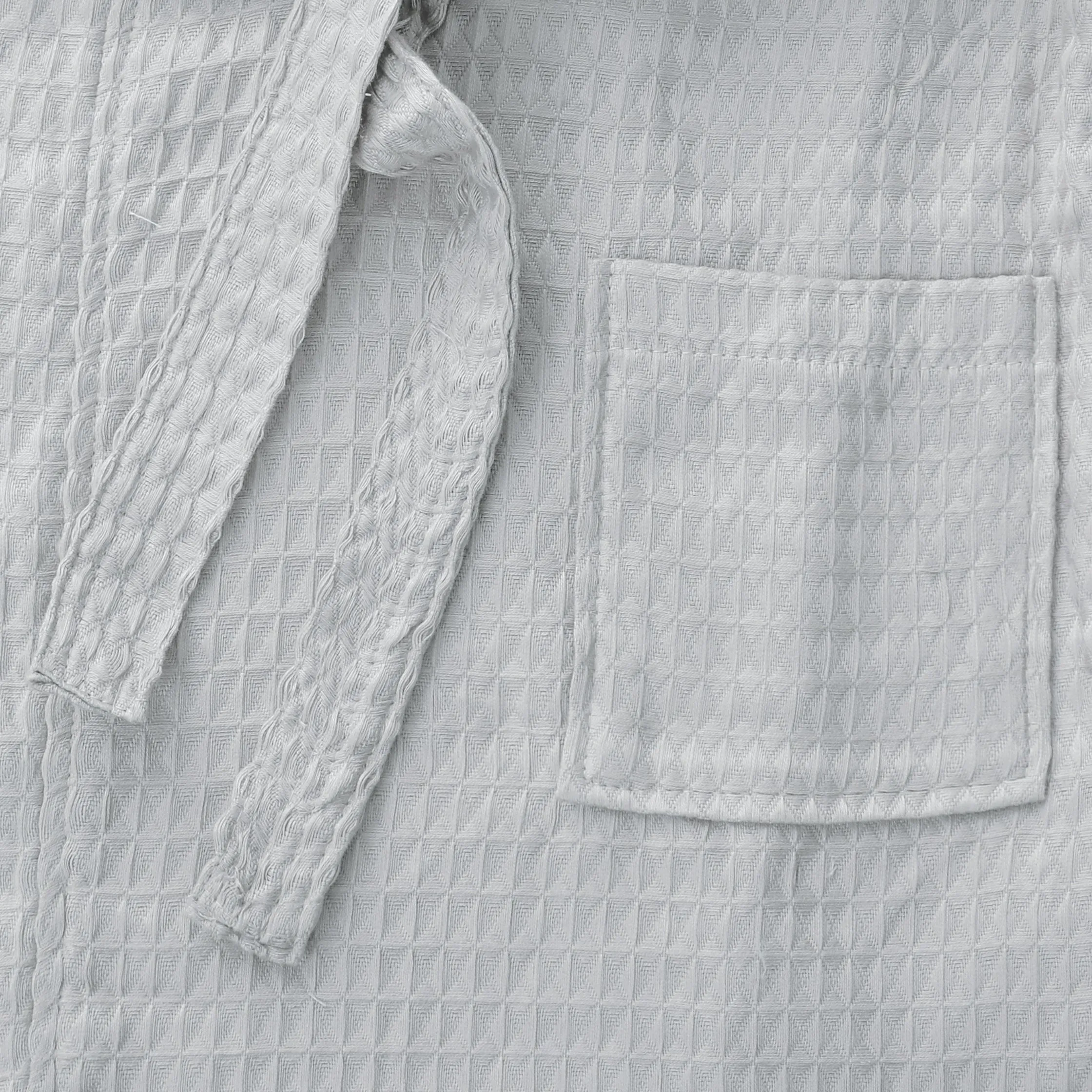 Grey Waffle Bathrobe