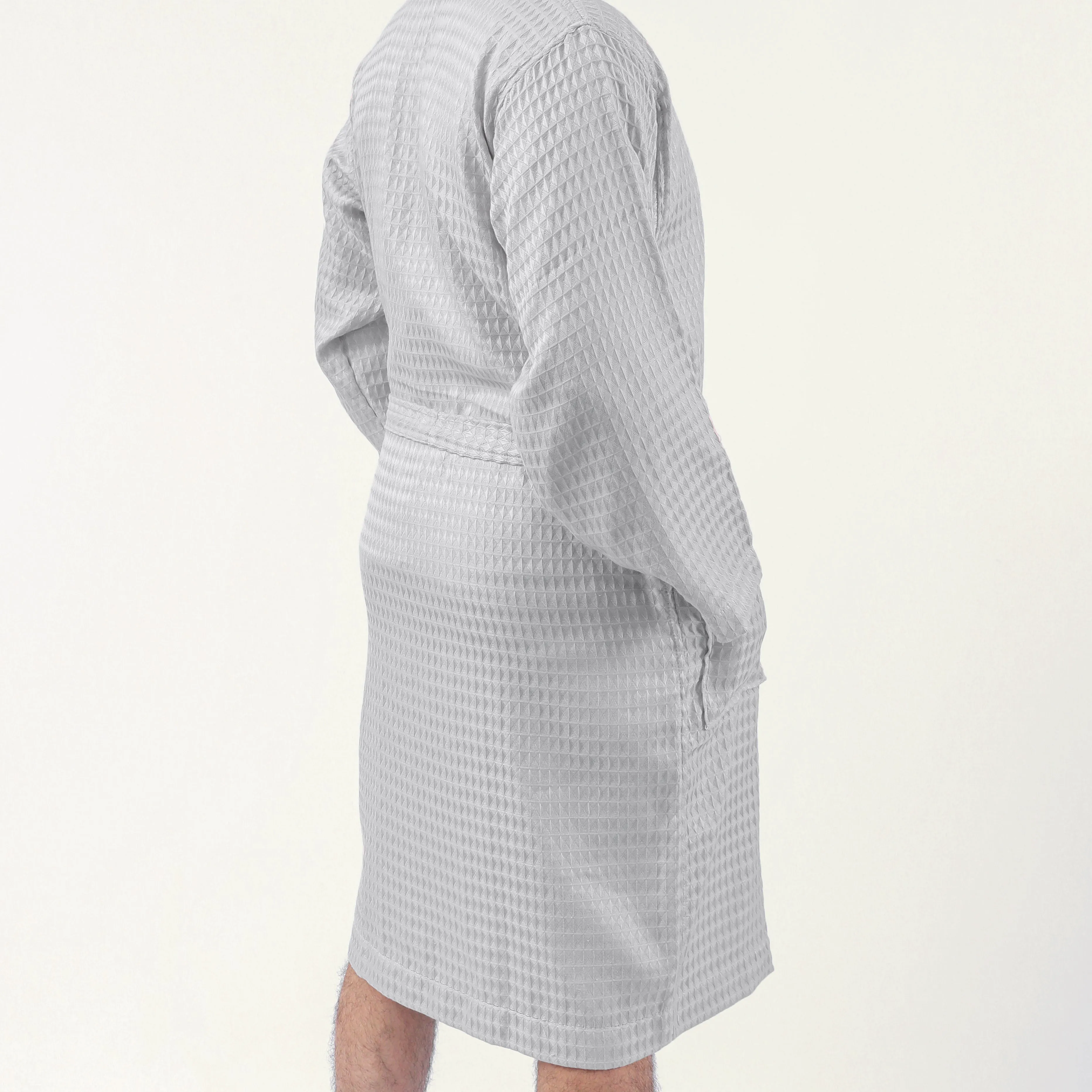 Grey Waffle Bathrobe