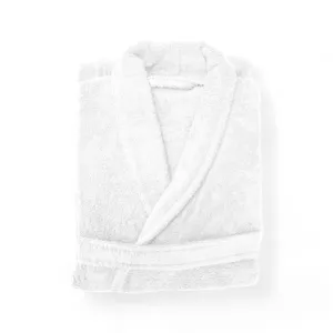Hotel Luxury Towelling Bathrobe White