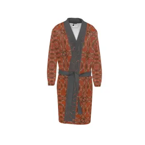 Lichen Log Red Bathrobe