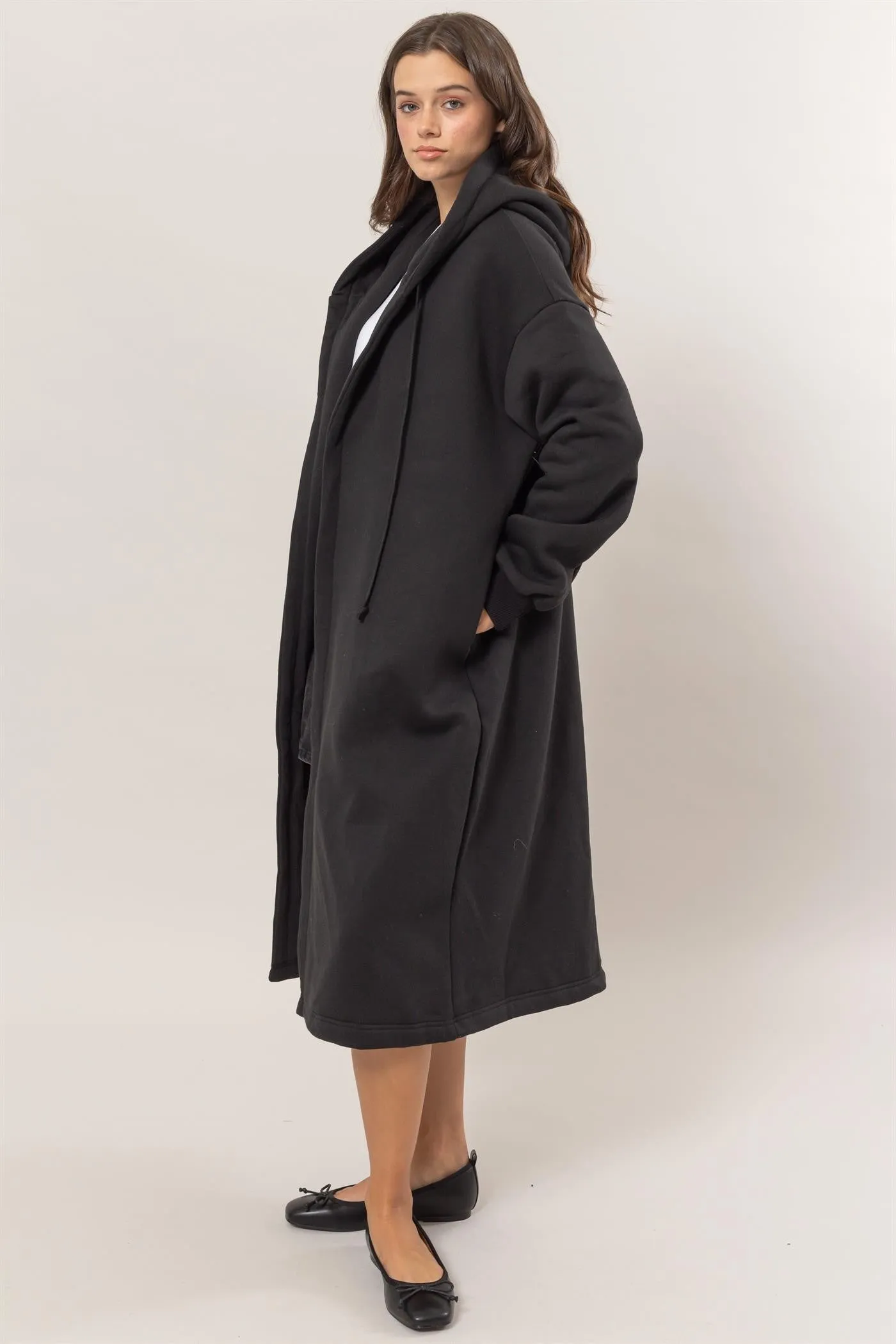 Long Hooded Jacket
