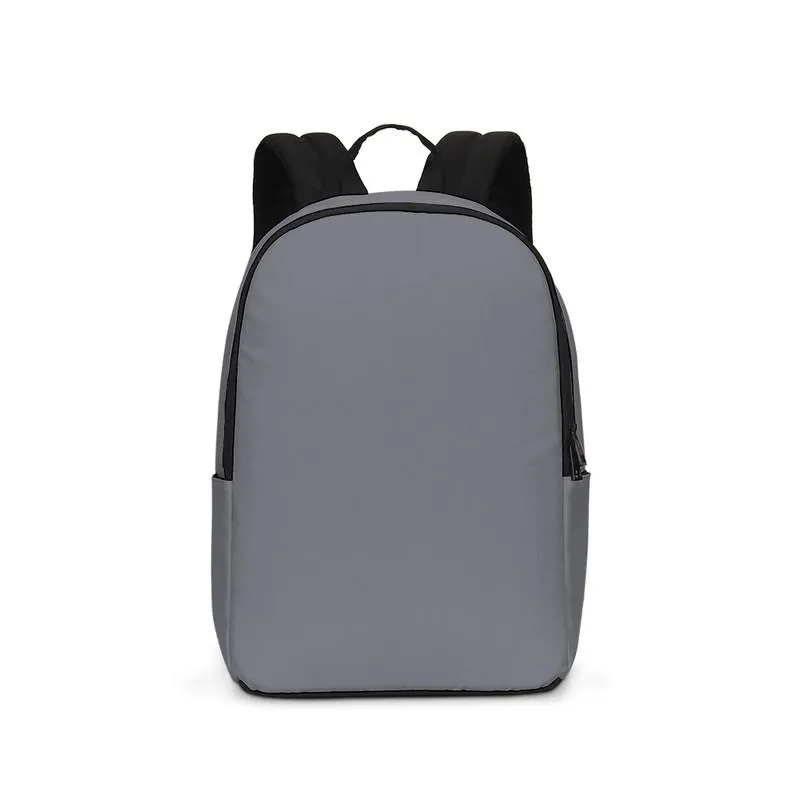 Medium Dark Blue Gray Waterproof Backpack | Medium Dark Pale Blue Gray | C10M10Y0K60