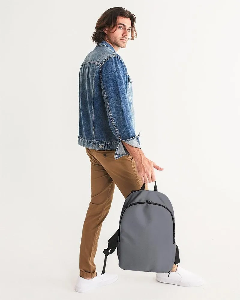 Medium Dark Blue Gray Waterproof Backpack | Medium Dark Pale Blue Gray | C10M10Y0K60