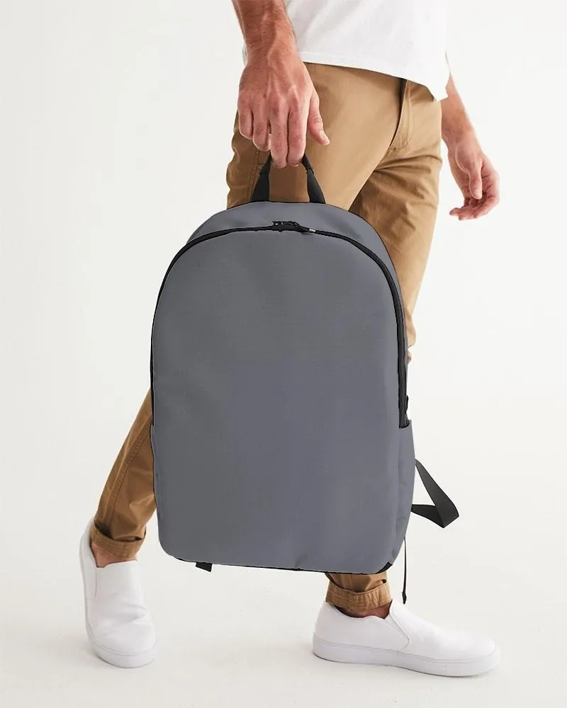 Medium Dark Blue Gray Waterproof Backpack | Medium Dark Pale Blue Gray | C10M10Y0K60