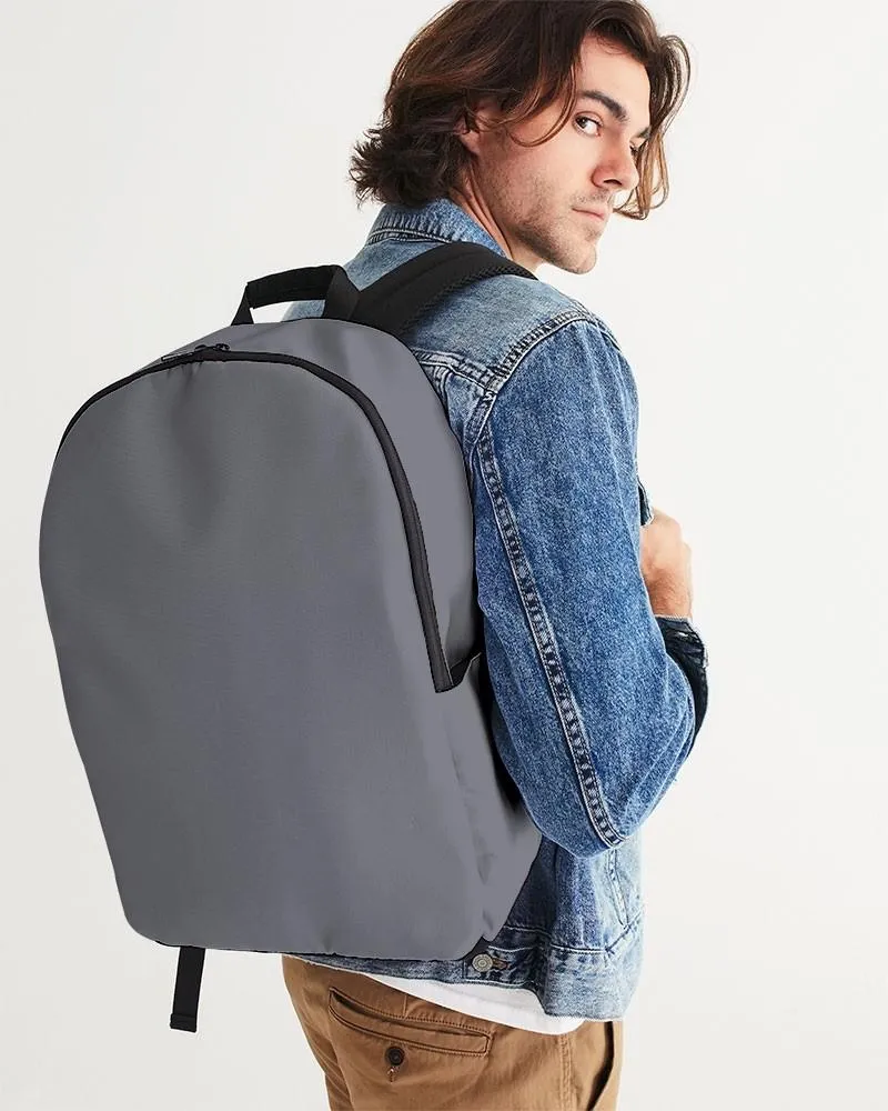 Medium Dark Blue Gray Waterproof Backpack | Medium Dark Pale Blue Gray | C10M10Y0K60