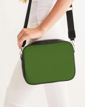 Medium Dark Warm Green Crossbody Bag | Medium Dark Pure Warm Green | C50M0Y100K60
