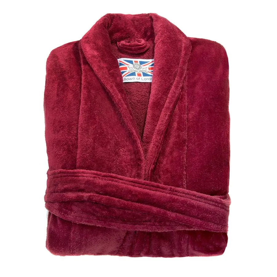 Men's Dressing Gown - Baron Burgundy