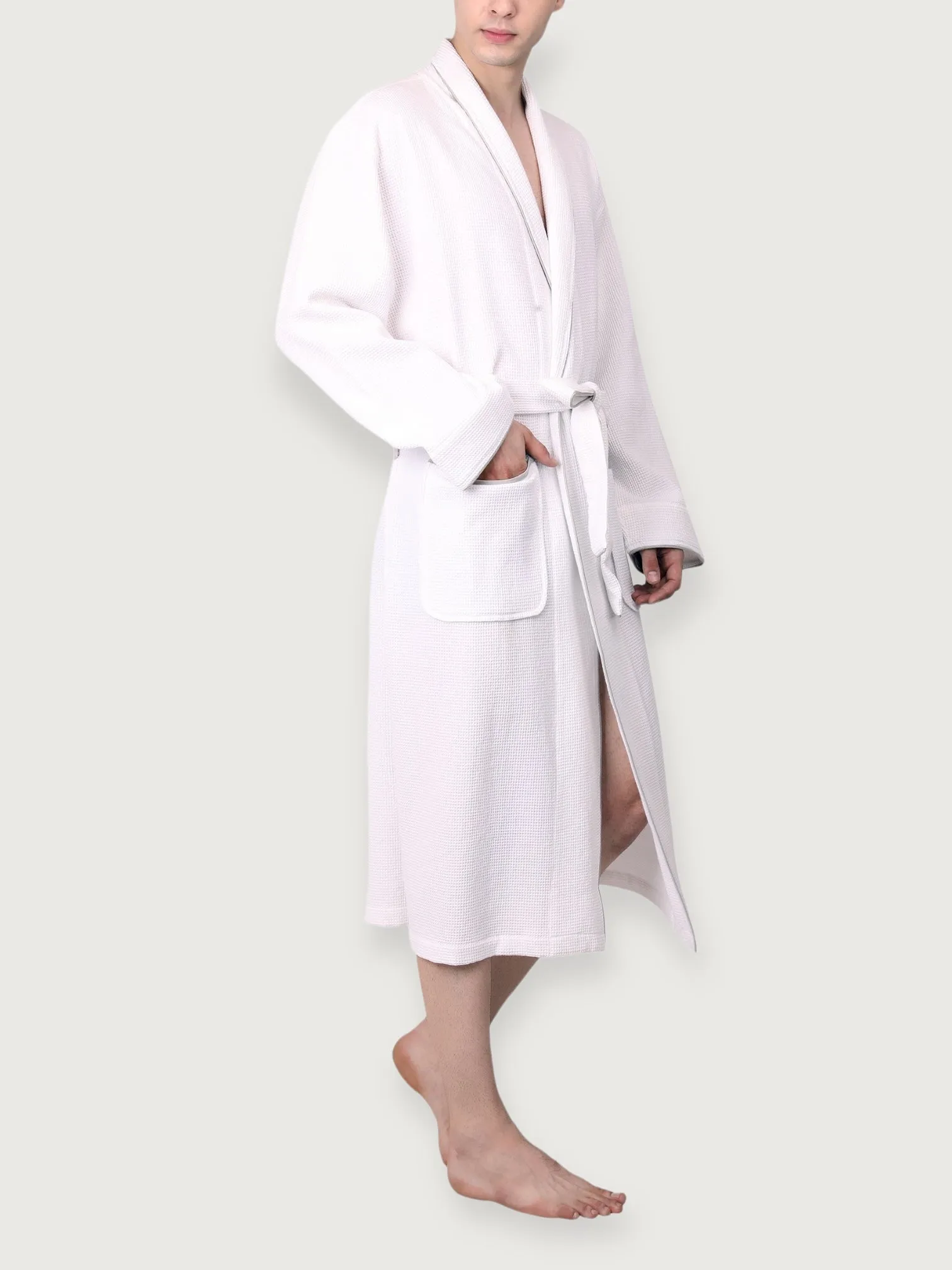Men's Organic Waffle Weave Bathrobes (2 Colors)