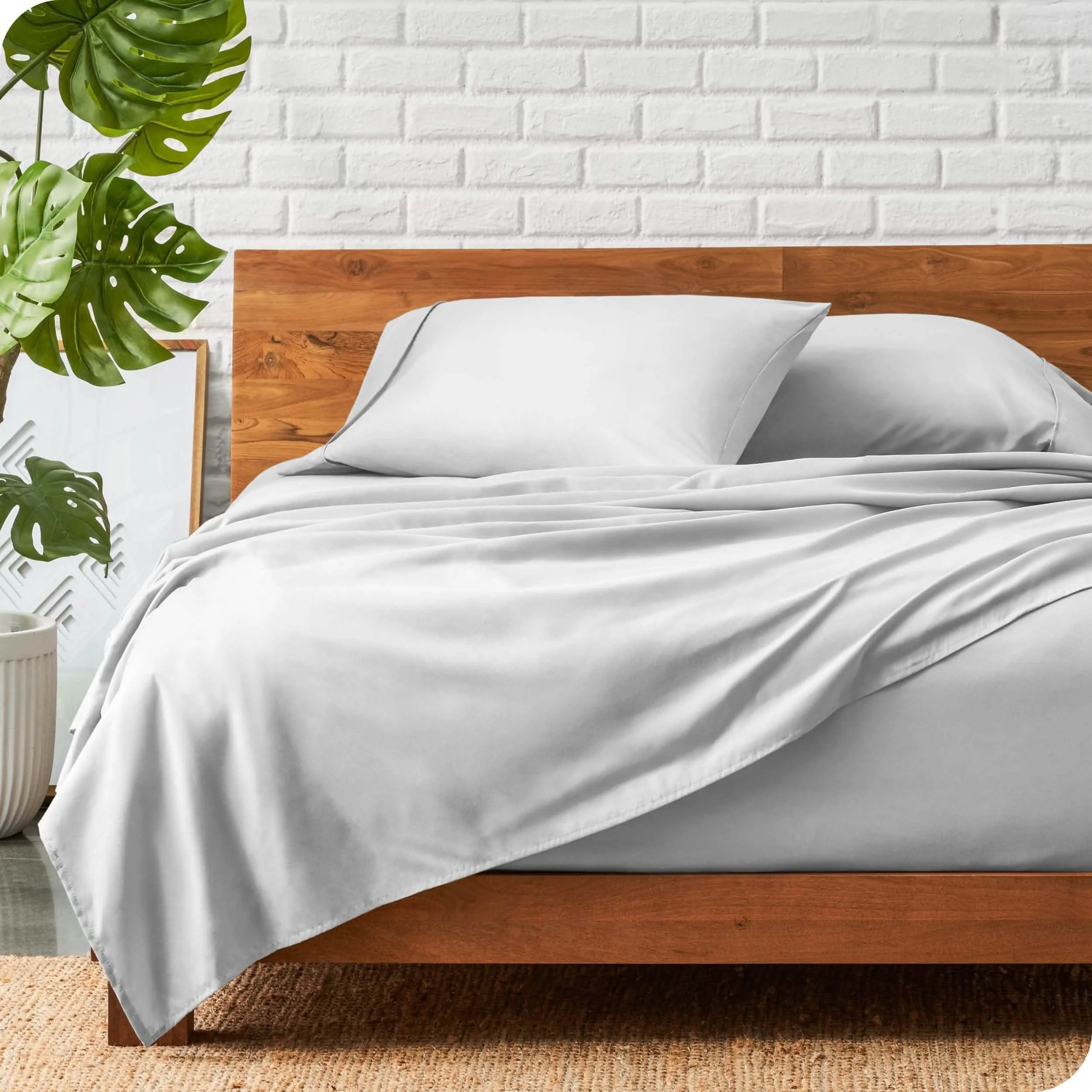Microfiber Hydro-Brushed Sheet Set - California King