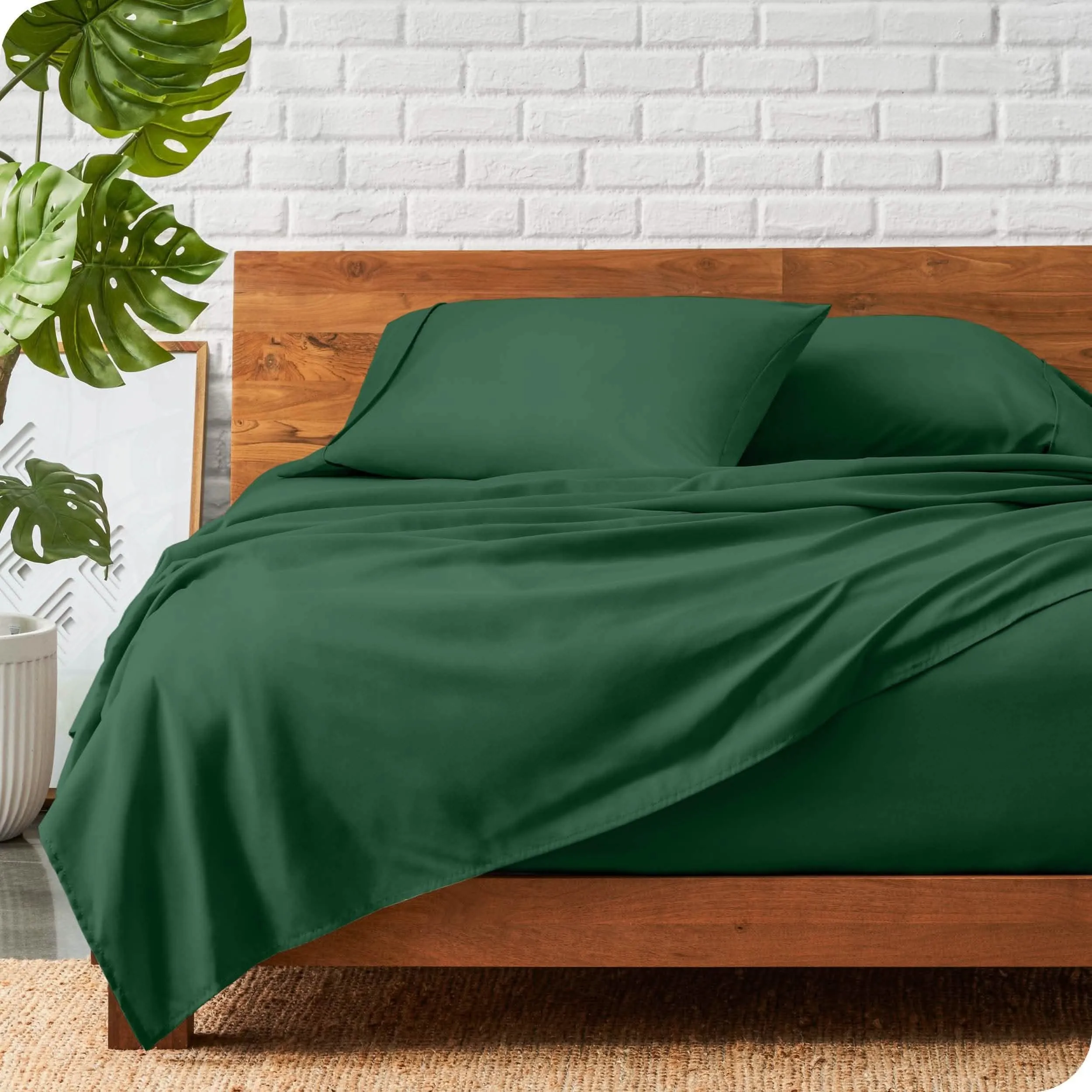 Microfiber Hydro-Brushed Sheet Set - King