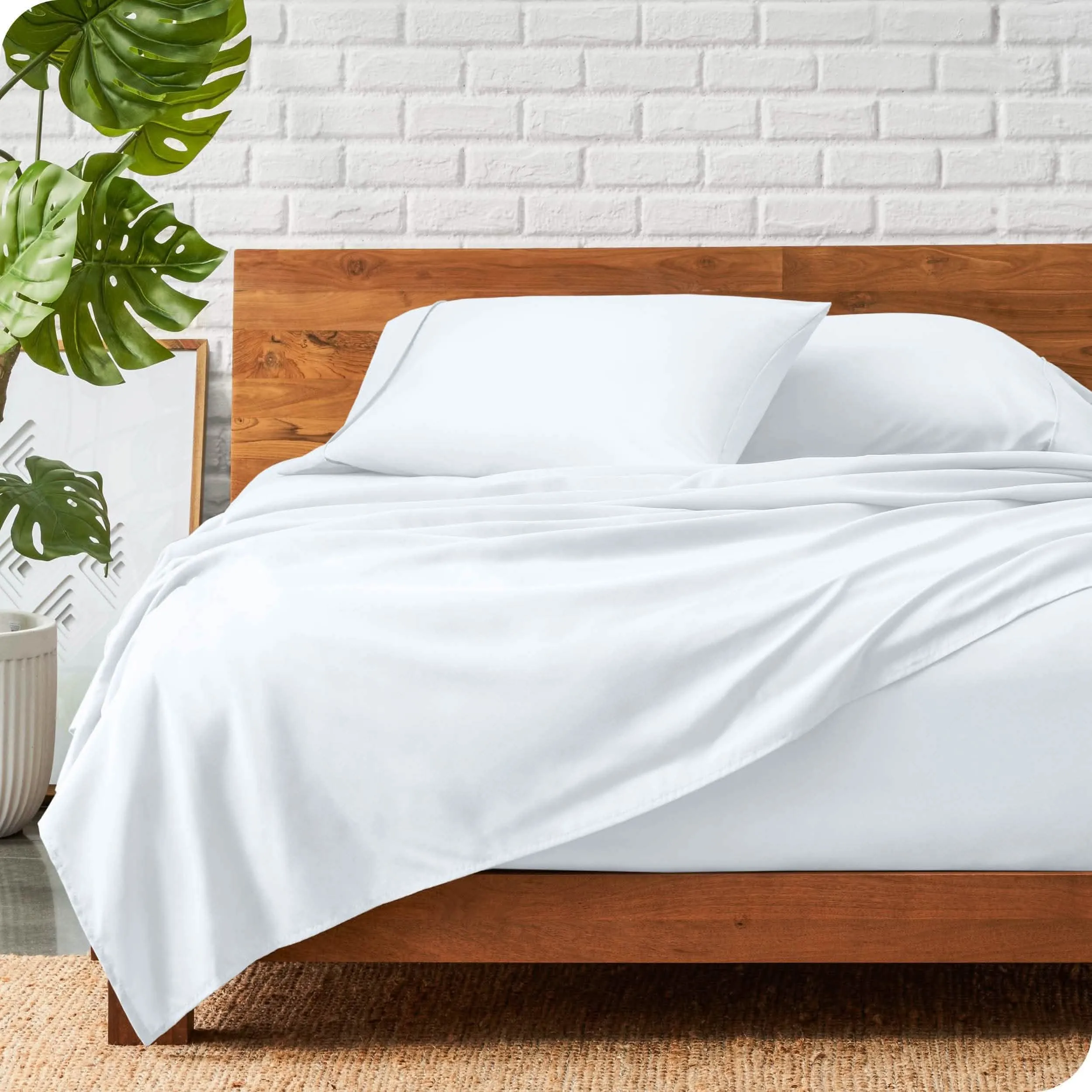Microfiber Hydro-Brushed Sheet Set - King