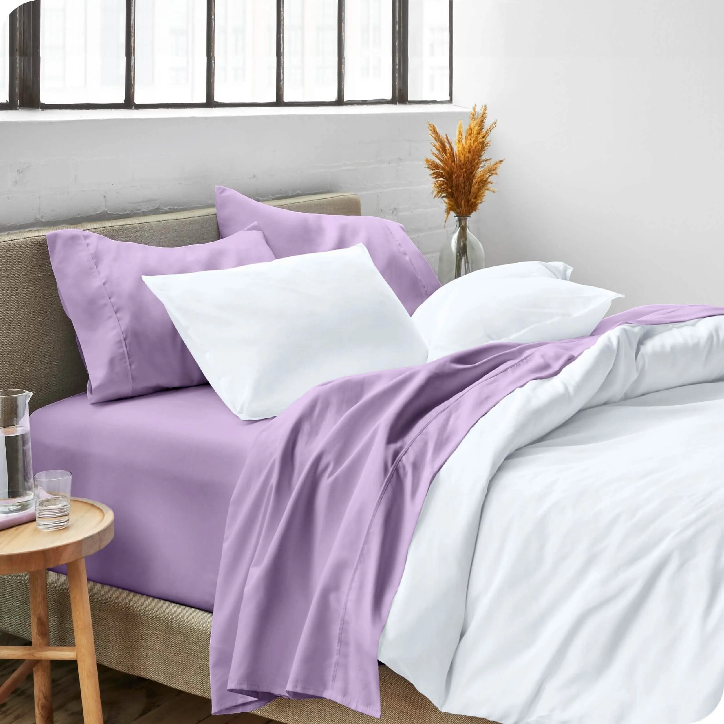 Microfiber Hydro-Brushed Sheet Set - King