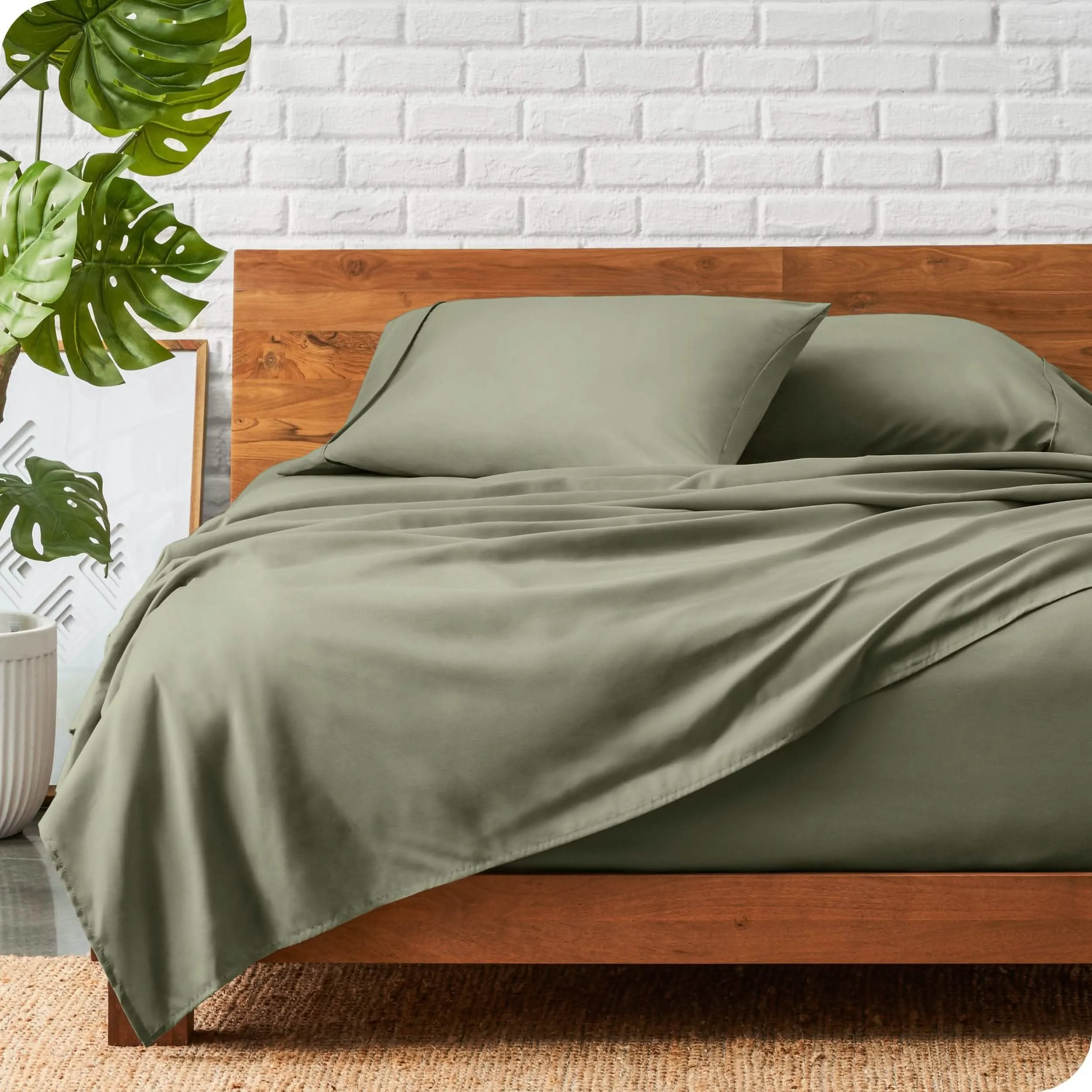 Microfiber Hydro-Brushed Sheet Set - King