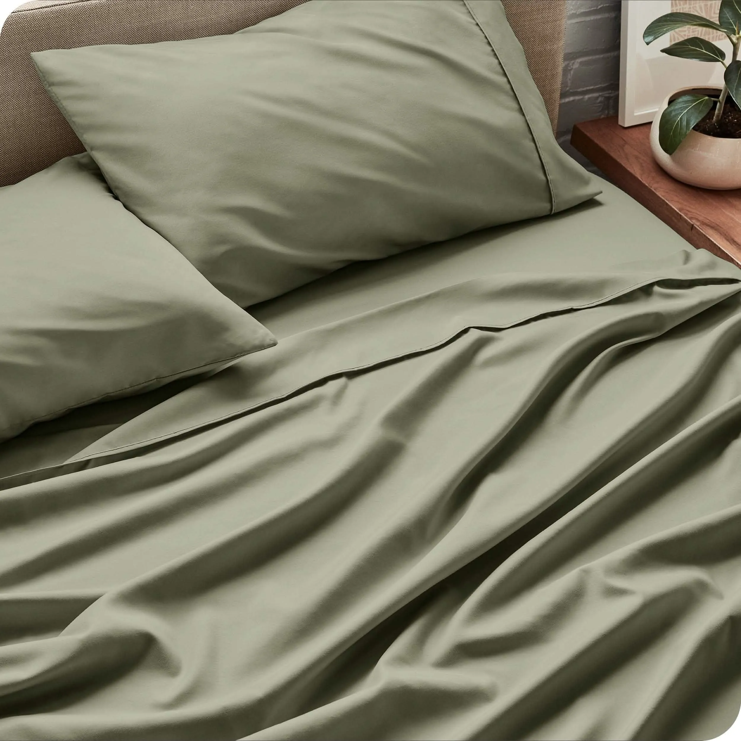 Microfiber Hydro-Brushed Sheet Set - King