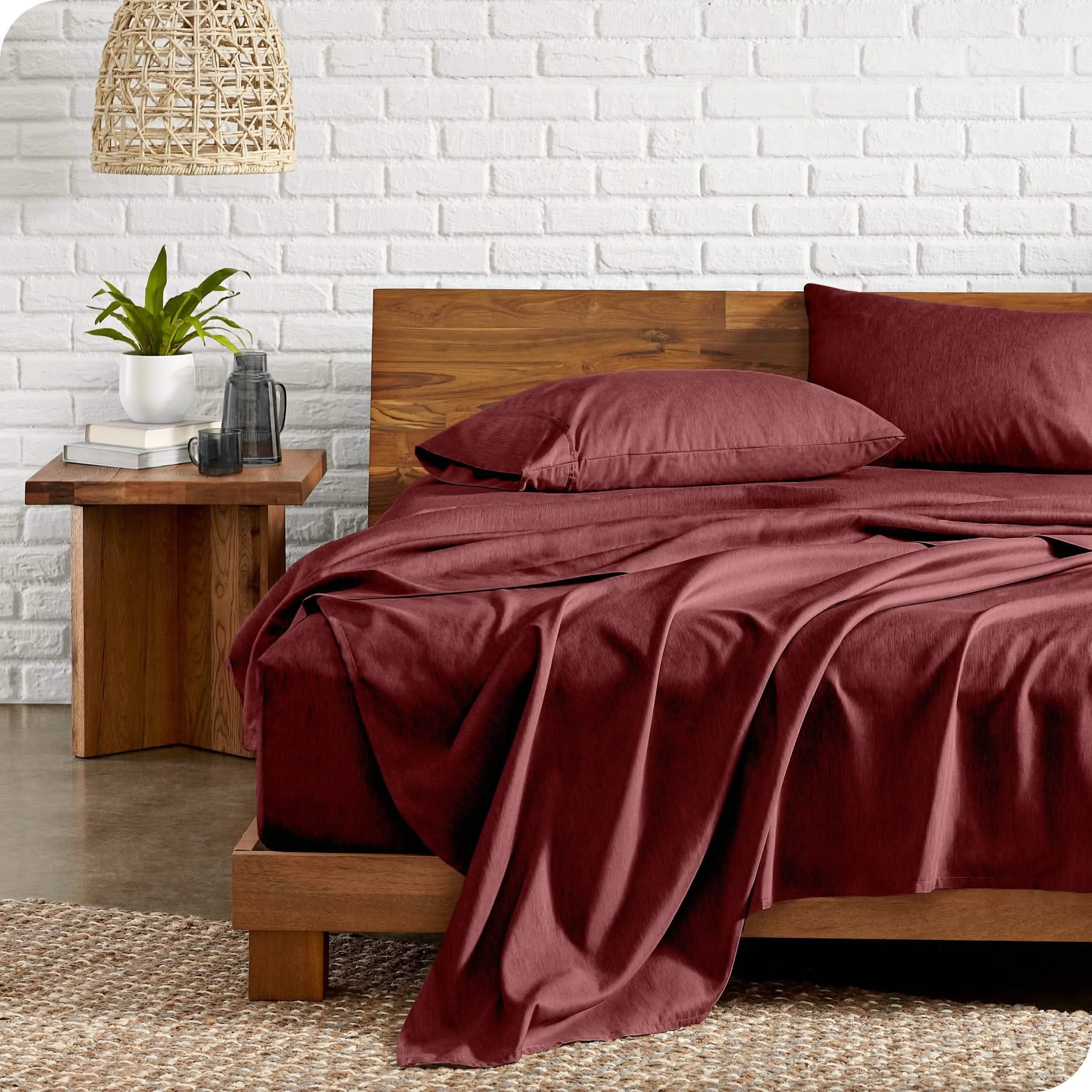 Microfiber Hydro-Brushed Sheet Set - King