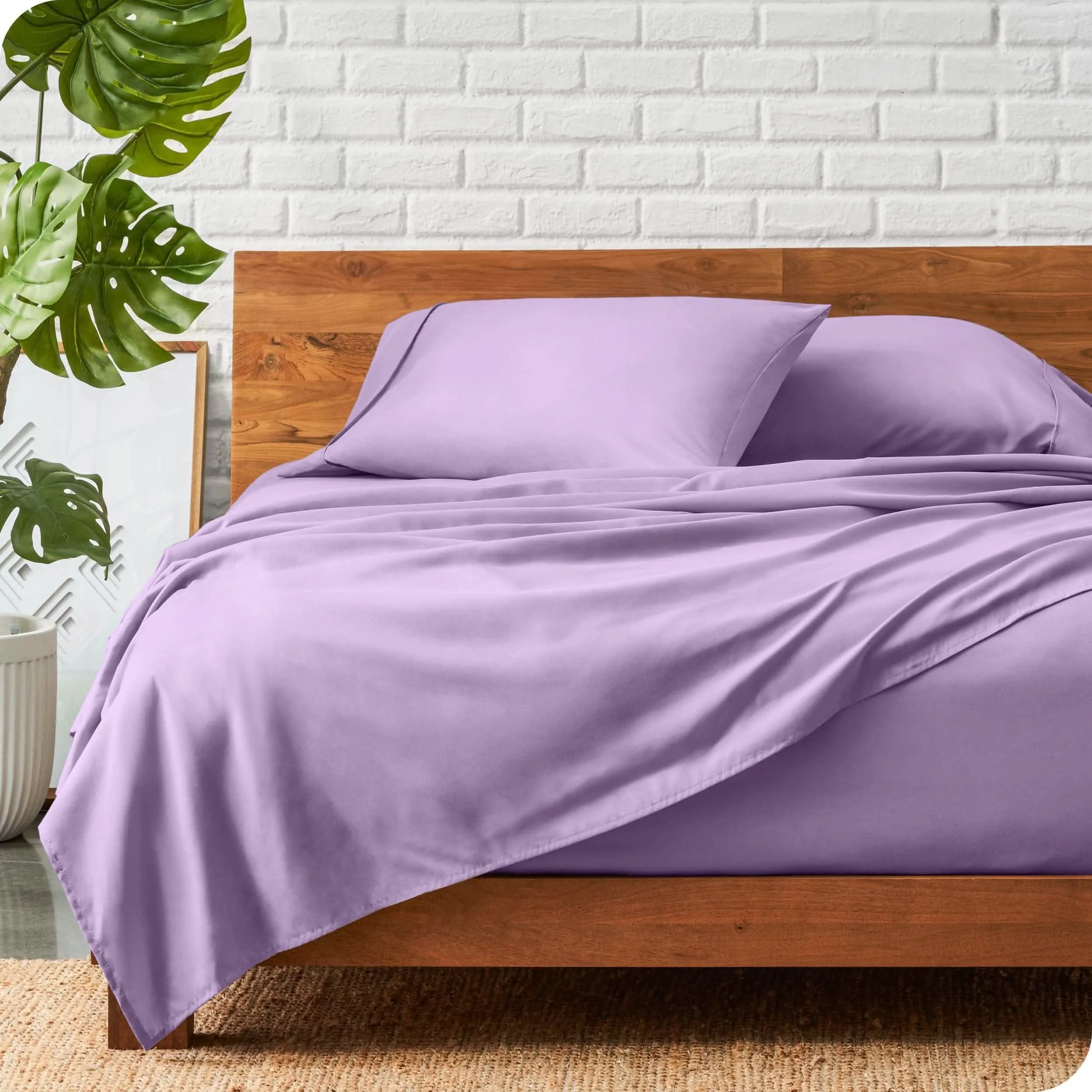 Microfiber Hydro-Brushed Sheet Set - King