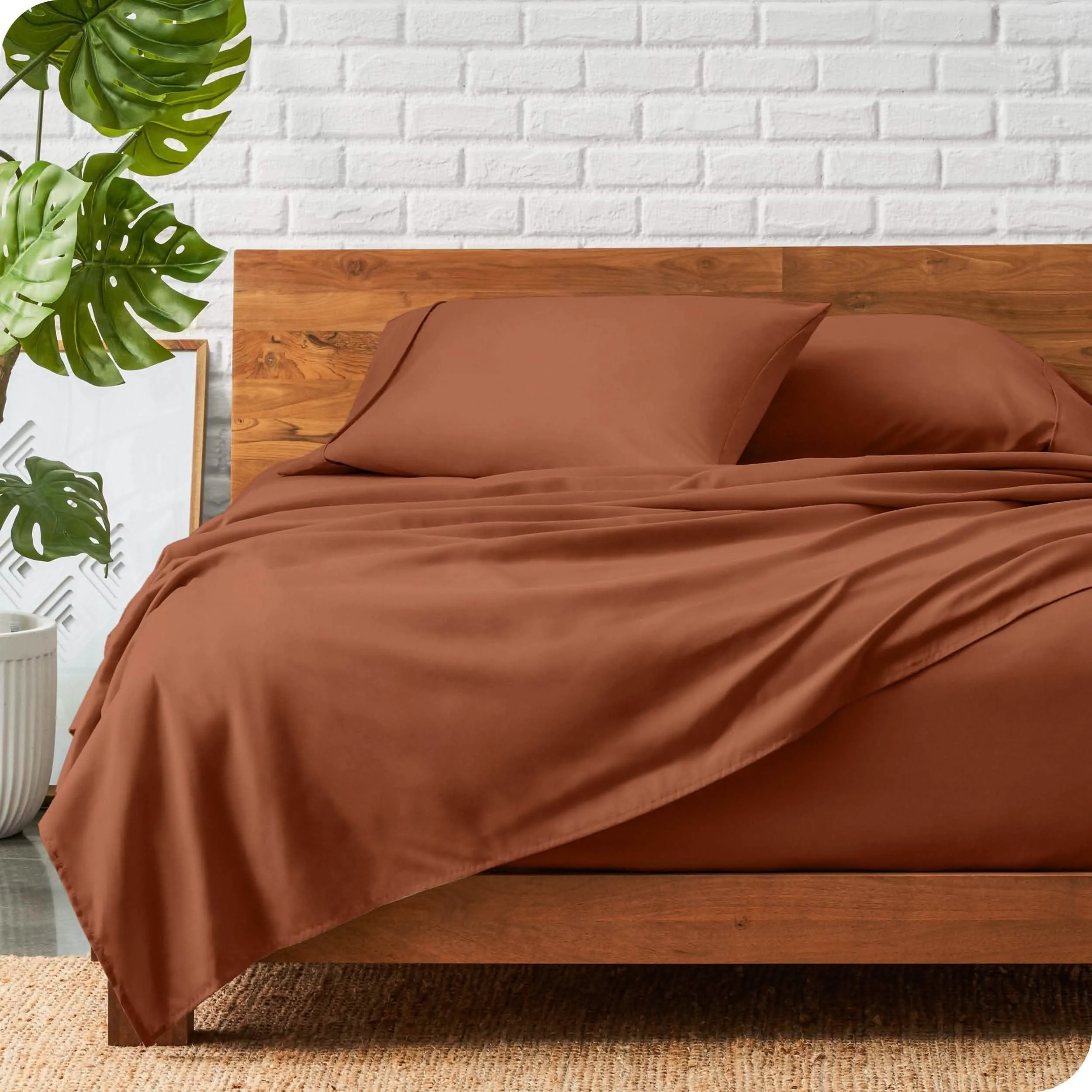 Microfiber Hydro-Brushed Sheet Set - King