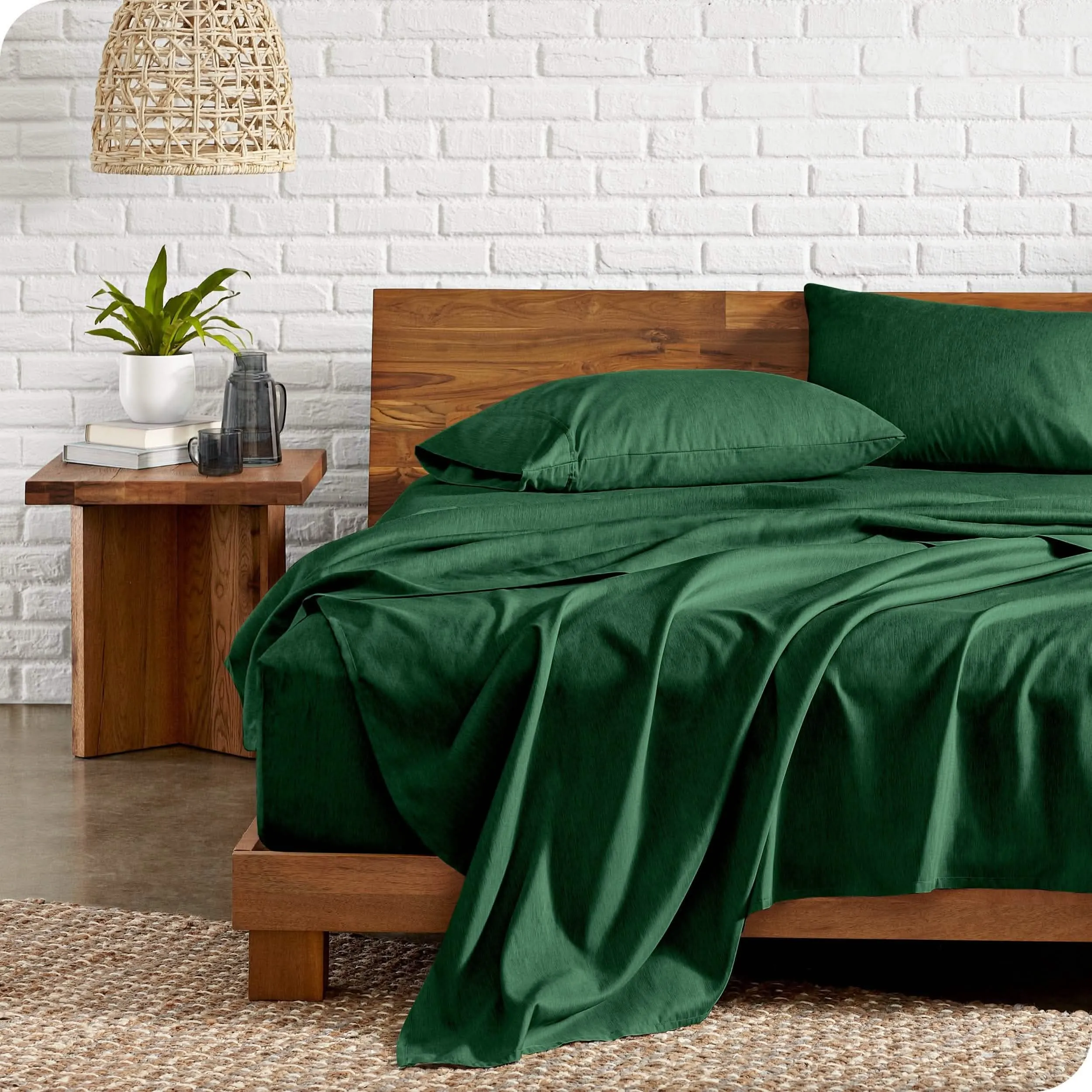 Microfiber Hydro-Brushed Sheet Set - King