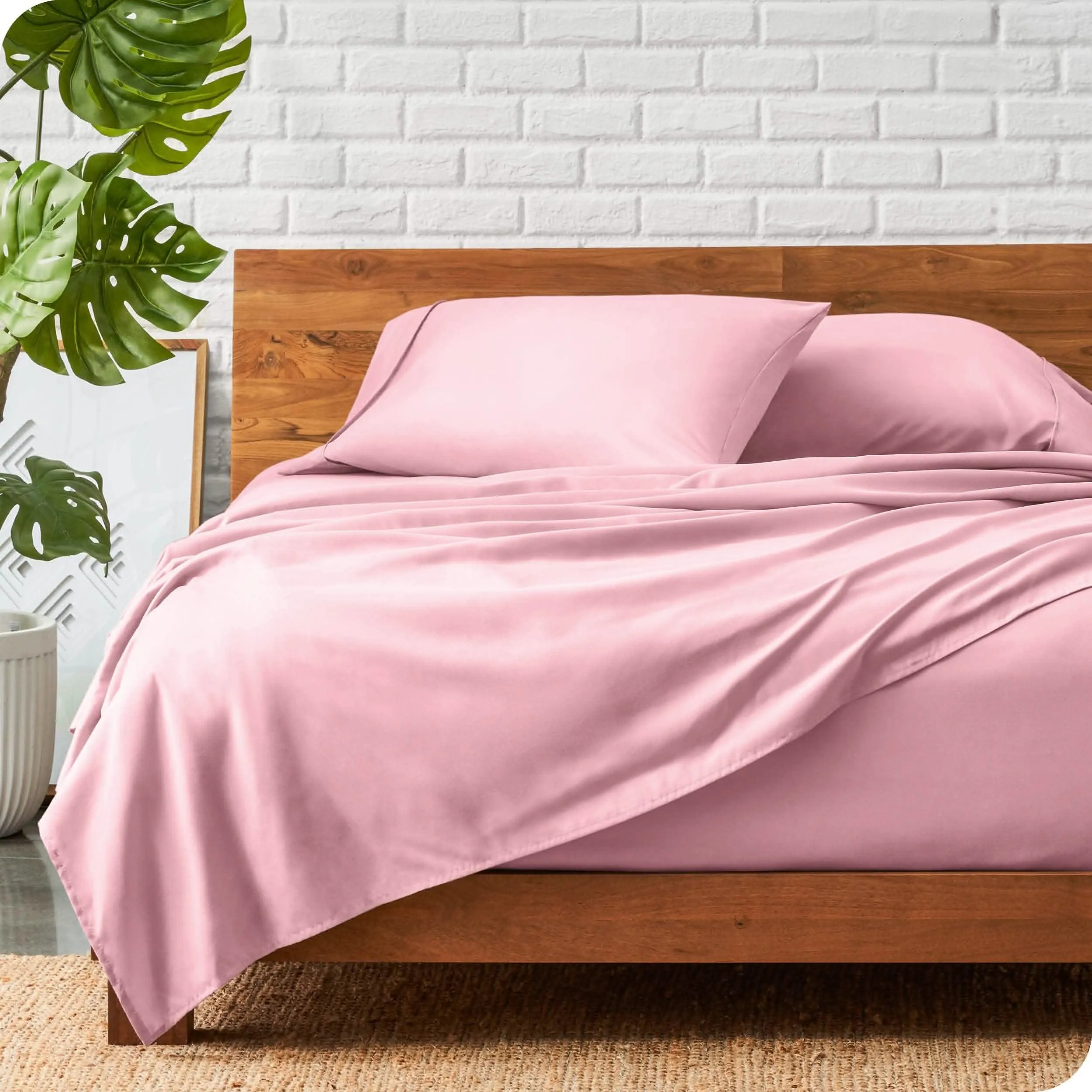 Microfiber Hydro-Brushed Sheet Set - King